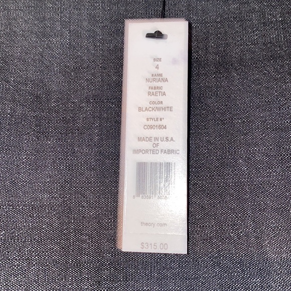 Women’s NWT theory short sleeve dress with pockets. Dark gray and fully lined. - Picture 7 of 13